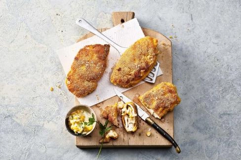 Gefüllte Pouletbrüstchen mit Maiskörnern und Käse